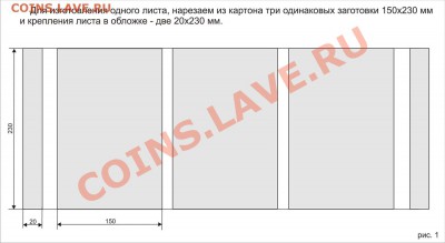 используется переплетный картон 2.5 мм - рис 1