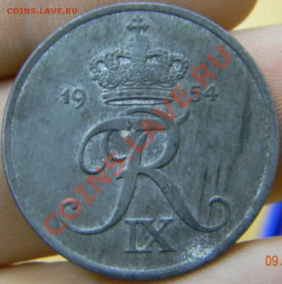 5 оре Дания цинк 1954г. - DSCN2693_thumb