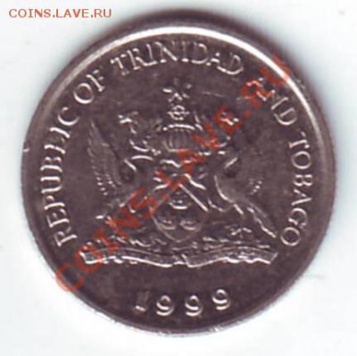 Тринидад и Тобаго. 10 центов 1999г. до 17.10.12 в 22.00мск - тр и тоб 10 ц 1999 2.JPG