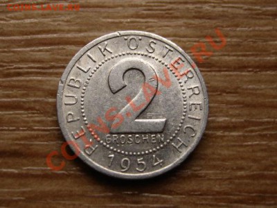 Австрия  2 гроша  1954  до 15.10.12 в 21.00 М - IMG_4918