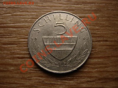 Австрия  5 шиллингов 1993  до 15.10.12 в 21.00 М - IMG_4970