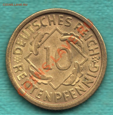 10 рентпфеннигов 1924 г J штемпельный блеск до 17.10 - 354-Scan-121012-0001