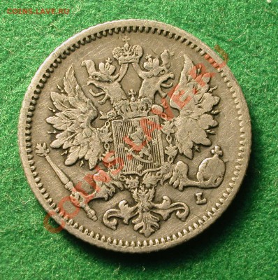 25 пенни Рус. Фин.  1897 г.  до  17.10.2012  22-00 МСК - 25 пенни 1897г аверс
