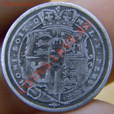 6 пенсов Британия 1818г. - DSCN2825_thumb