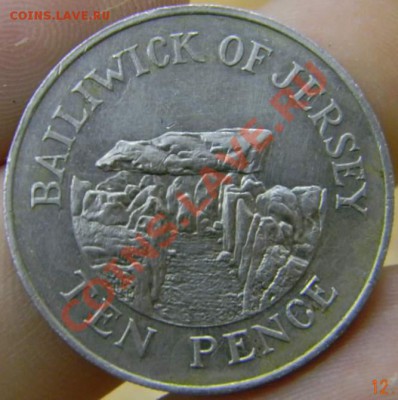 10 пенсов Джерси 1987г. большая - DSCN2829_thumb