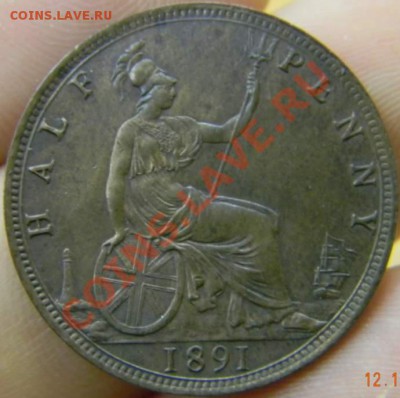 Half Penny 1891г. хорошая - DSCN2837_thumb