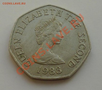 ДЖЕРСИ - 50 пенсов 1988 - до 18 ОКТЯБРЯ - 941