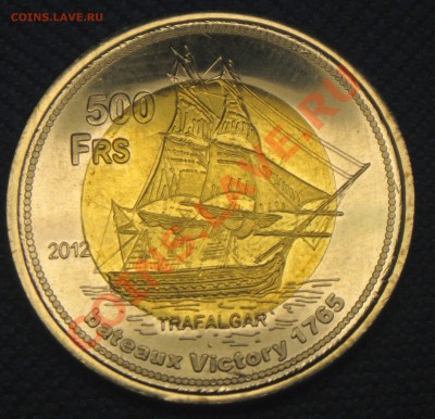 Самая красивая биметаллическая монета! - 500фр