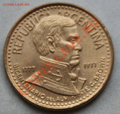 АРГЕНТИНА 10песо 1977 ЮБИЛЕЙ до 19.10.2012г. - IMG_1341.JPG