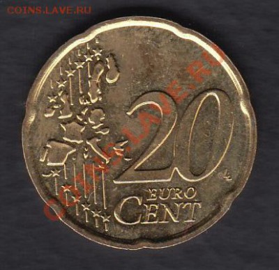 Сан-Марино 20 центов 2007 до 16.10.2012 22-00 - евро р