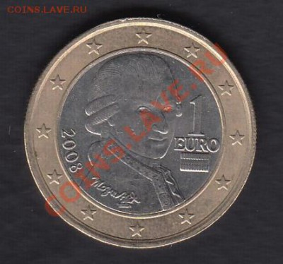 1 евро 2008 Австрия и Италия до 16.10.2012 22-00 - евро а