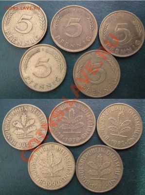 Разная инострань - 325 6 10 ФРГ 5 пф