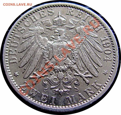 T50 Пруссия 2 марки 1904A до 19.10 в 22°° - T50 2 Mark 1904_3
