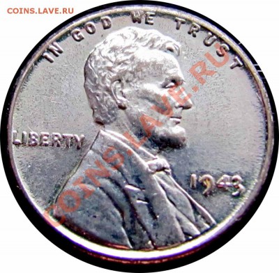 T79 США 1¢ 1943 стальной цент до 20.10 в 22°° - T79 1c 1943_1