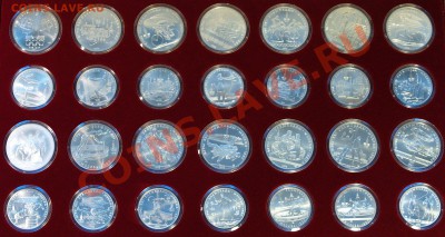 Набор на одном листе - Олимпиада 80 UNC 28 монет - P1019528.JPG