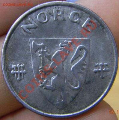 5 оре Норвегия сталь 1941г. - DSCN2862_thumb