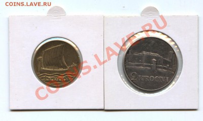 Эстония 2 кроны 1930 и 1 крона 1934 - 002sdt
