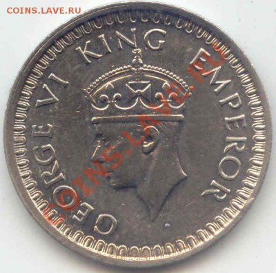2 Рупии 1943г. до 19.10.12г. 21-00(мск) - India_Half_1943_2