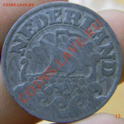 25 центов Нидерланды цинк оккупация 1943г. - DSCN2894_thumb