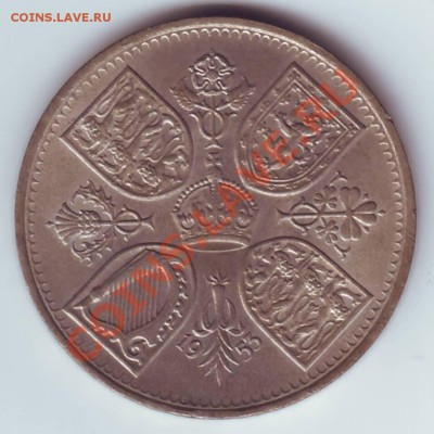 Великобритания. Крона. 1953г.UNC. до 23.10.12 в 22.00мск - Крона 1953 1.JPG
