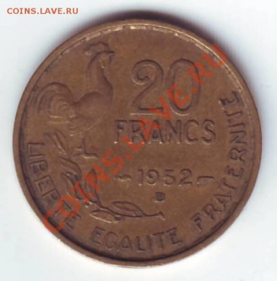 Франция.20 франков. 1952г. до 23.10.12 в 22.00мск - 20 фр. 1952.2.JPG