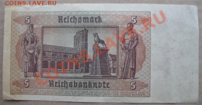 1942, Третий рейх, 5 RM, до 23.10 в 21-00 мск - 5 м бона а