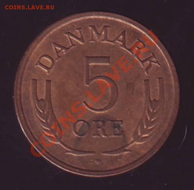 ДАНИЯ.5 ОРЕ. 1970.UNC.до 24.10.12 в 22.00мск - Дания. 5 оре. 1970. 1.JPG
