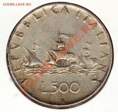Ag ИТАЛИЯ 500 ЛИР 1965 ДО 25.10.12 В 22.00МСК (3472) - img400