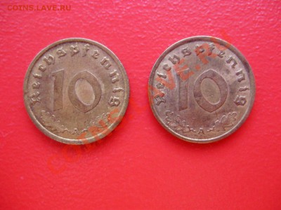 Германия. 10 пфеннигов 1939г. А  2шт. до 22-00МСК 23.10.12 - PA180004.JPG
