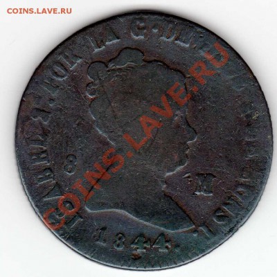 ИСПАНИЯ 8 МАРАВЕДИ 1844 ДО 25.10.12 В 22.00МСК (3466) - img377