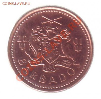 БАРБАДОС.1 ЦЕНТ.2001.ТРЕЗУБЕЦ.В блеске. до25.10.12 в22.00мск - Барбадос. 1 цент. 2001. 1.JPG