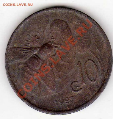 ИТАЛИЯ 10 ЧЕНТЕЗИМИ 1927 ДО 25.10.12 В 22.00МСК (3299) - img445