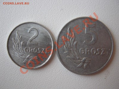 Польша 2 и 5 грошей 1949 (алюминий) на оценку - IMG_2576