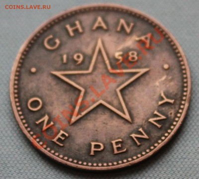ГАНА 1 пенни 1958г. ЗВЕЗДА  до 26.12.12г.в 22-00 - IMG_2376.JPG