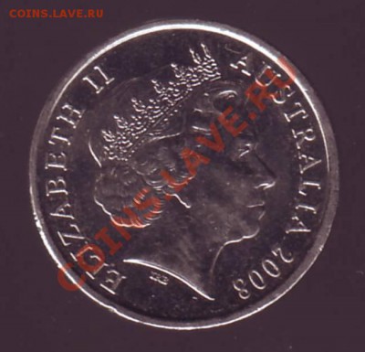 АВСТРАЛИЯ.10 ЦЕНТОВ.2008.до 26.10.12в22.00мск - Австралия. 10 пенсов 2008 1.JPG