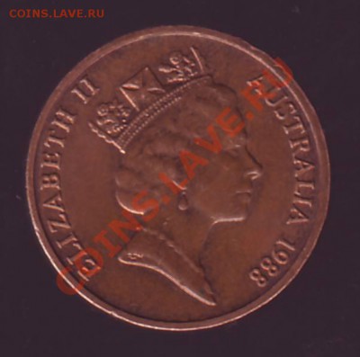 АВСТРАЛИЯ.2 ЦЕНТА.1988.до 26.10.12в22.00мск - Австралия 2 цента 1988 2.JPG