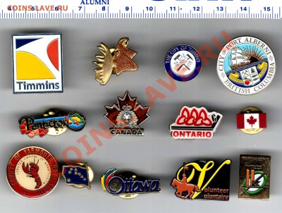 T85 Значки Канады 13 шт. до 26.10 в 22°° - T85 Canada Pins 13 pcs_1
