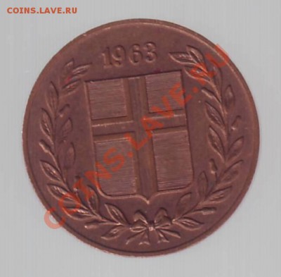 ИСЛАНДИЯ. 5 АУРАР. 1966г. до 27.10.12 в 22.00мск - Исландия. 5 аурар 1966 2.JPG