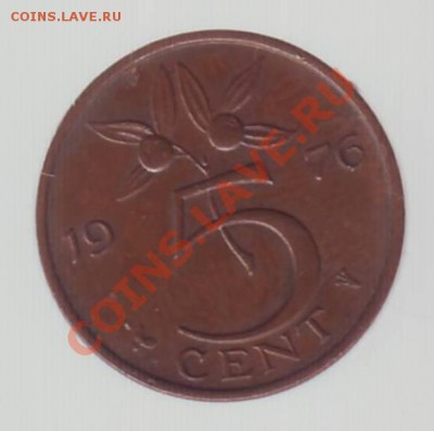 НИДЕРЛАНДЫ.5 ЦЕНТОВ. 1976г. до 28.10.12 в 22.00мск - Нидерланды. 5 центов. 1976.2.JPG