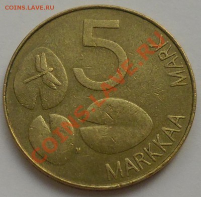 ФИНЛЯНДИЯ - 5 маркка 1993 - Морской котик - до 28 ОКТЯБРЯ - 593