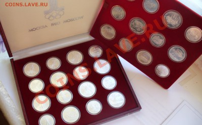 Наборы "Олимпиада-80" серебро, канадская коробка. - P1050165.JPG
