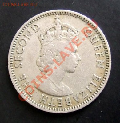 КИПР 50 милс (1955) Елизавета II до 25.10 (22.00) - Кипр 50 милс (1955) А