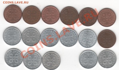 36 монет Финлянлии до 27.10.12 - 1 пенни 001
