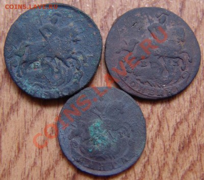 Копейки 1791, 1795, денга 1792 - DSC01549.JPG