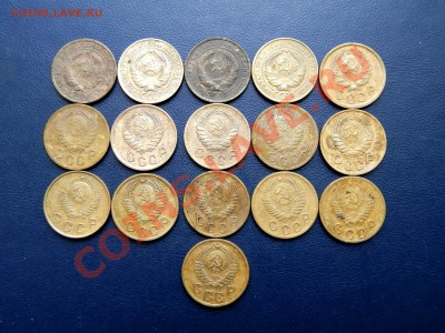 5,3,2 коп. 1926-57 г. (42 шт.) до 26.10.12. в 22.00 мв - PA230014