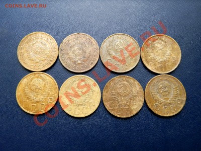 5,3,2 коп. 1926-57 г. (42 шт.) до 26.10.12. в 22.00 мв - PA230022