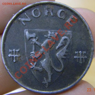 5 оре сталь 1943г. Норвегия - DSCN3027_thumb