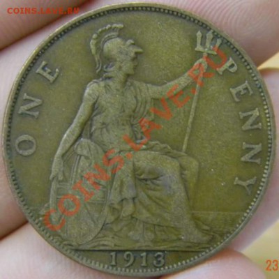 пенни Британия 1913г. "большая голова" - DSCN3038_thumb