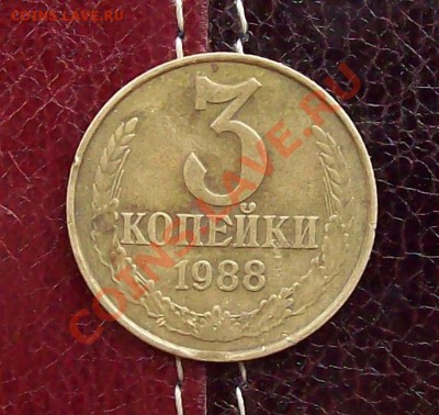 3 коп и 15 коп 1988 г. на оценку (выкус и смещение) - 100_3814