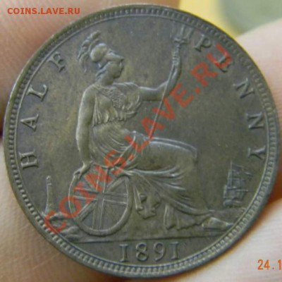 Half Penny 1891г. хорошая - DSCN3081_thumb
